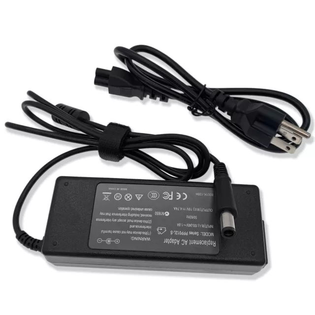 90W AC Adapter Battery Charger Power for HP Elitebook 8560w 8470p 8470w 8570p