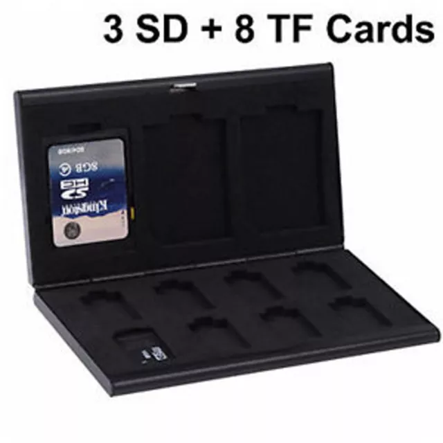 Speicherkarten Box für 3x SD + 8x MicroSD Karten #a981