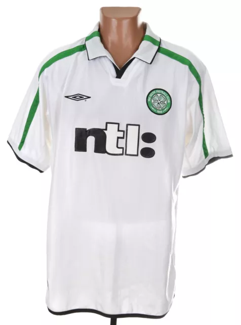 Celtic Scotland 2001/2002 Away Football Shirt Jersey Umbro Size Xl Adult