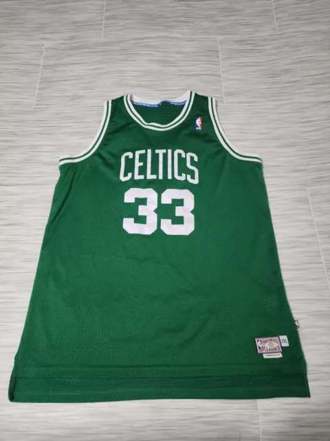Larry Bird Adidas Hardwood Classics Boston Celtics Jersey (Size XL Length  +2)