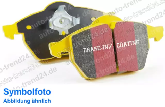 EBC Yellowstuff Sportbremsbeläge hinten u.a.: VW Golf V 1K1, Bj. 2007-2008 2