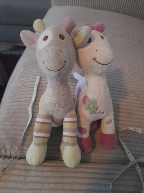 Lot De 2 Doudous Girafe - Arthur Et Lola