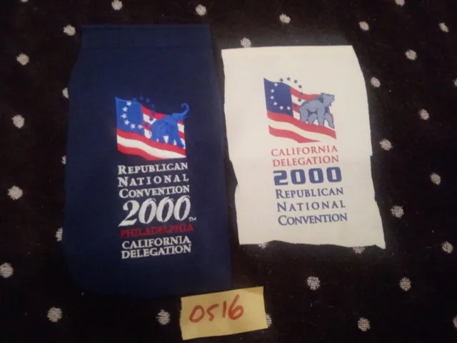 2000 Republican National Convention California Delegation Patches Emroidered