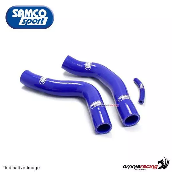 Kit de durites de radiateur Samco bleu pour Suzuki RMZ450 2015/2017