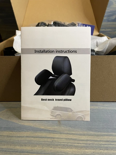 Car Headrest Pillow Adjustable Sleeping Headrest Car Seat Kids Adults Travel