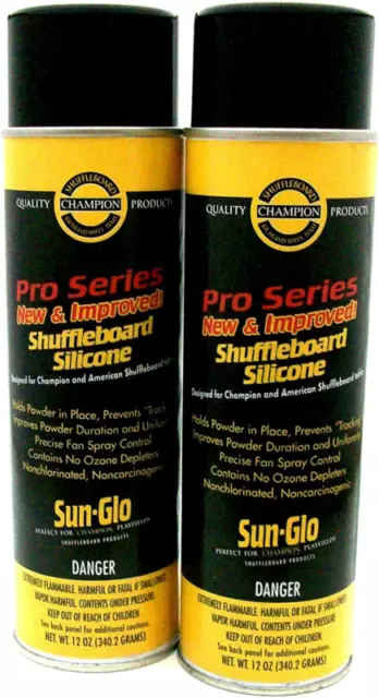 Champion Silicone Shuffleboard Spray (12 Oz. Each) (Pack Of 2)