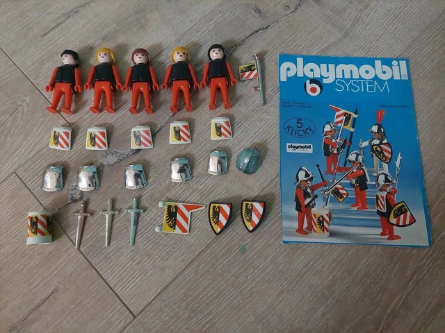Playmobil chiens chevaliers, moyen-age