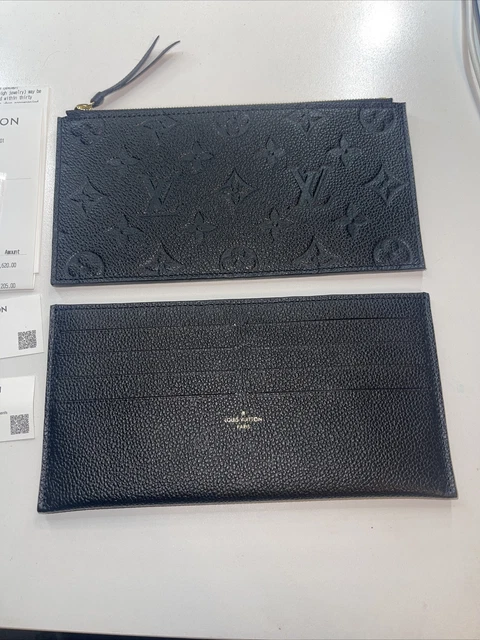 Authentic Louis Vuitton Felicie Pochette Insert And Zip Pouch Credit Card Holder
