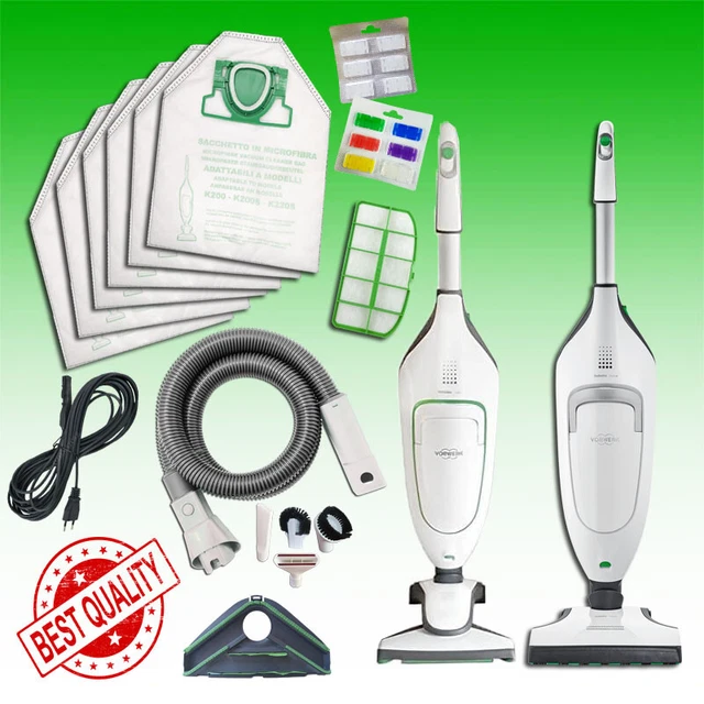 Sacchetti Microfibra Aspirapolvere 5 Sacchetti Per Aspirapolvere Electrolux Folletto LUX1 / D820 - In Microfibra (Non Carta) - Electroclean Scaffale Lavatrice - Foto 9