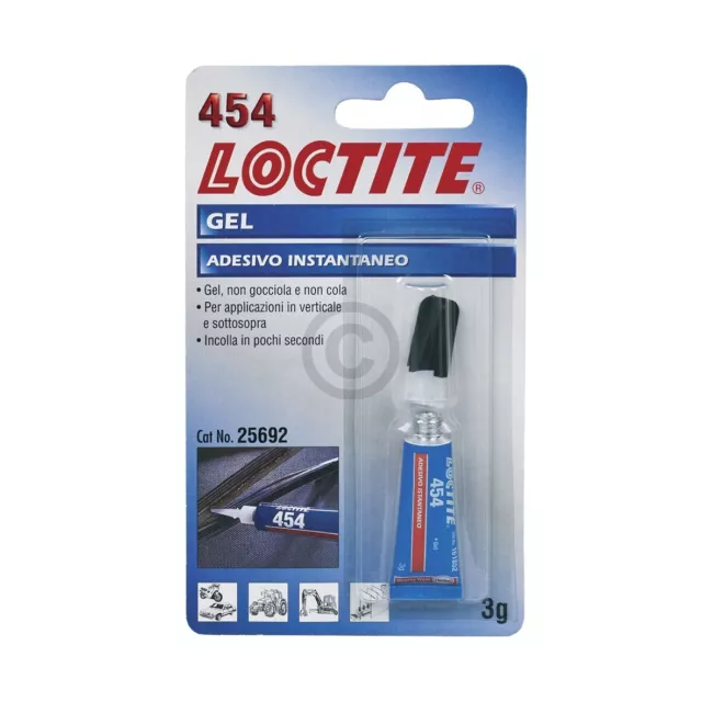 [5 553,33 €/kg] gel colle secondaire LOCTITE 454 pour surfaces verticales et sur K