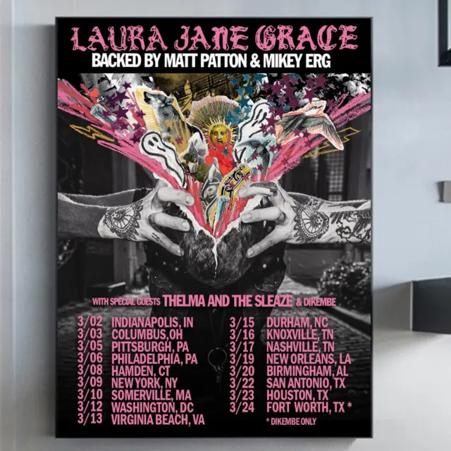 Laura Jane Grace March Shows 2024 Poster