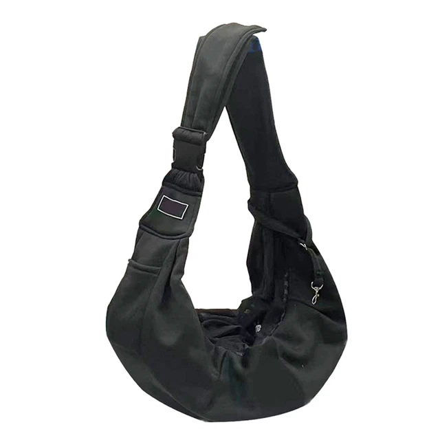 Llamativa mochila para mascotas gran espacio color liso ajustable bolsa de transporte para mascotas