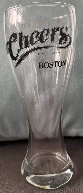 "Cheers" Boston Glass Beer Cup-1993 TV Show Memorabilia