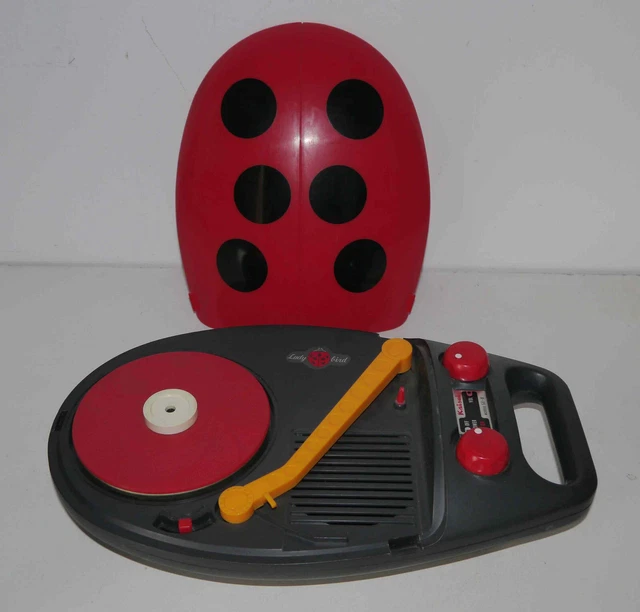 TOURNE DISQUE ELECTROPHONE vintage Kaïsui Lady Bird années 80