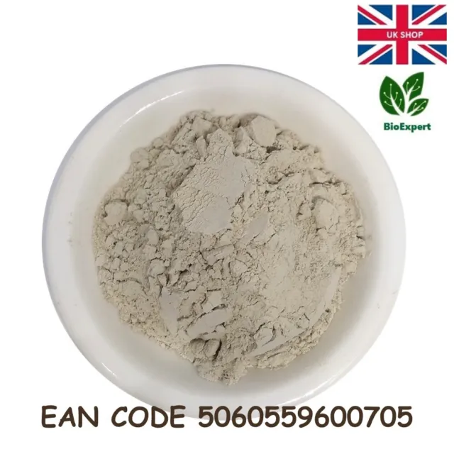 Indian Healing Clay Calcium Bentonite Pure Fine Powder Detox Face Mask Free PP