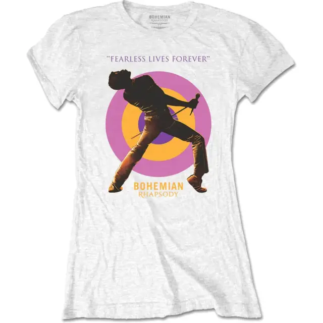 Offizielles Damen-T-Shirt Queen Freddie Mercury Stage Pose Damen