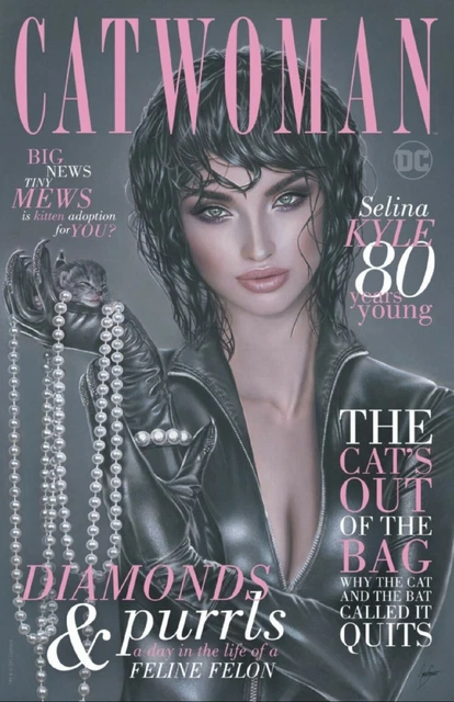 CATWOMAN 80th ANNIVERSARY 1 NATALI SANDERS TRADE VARIANT NM