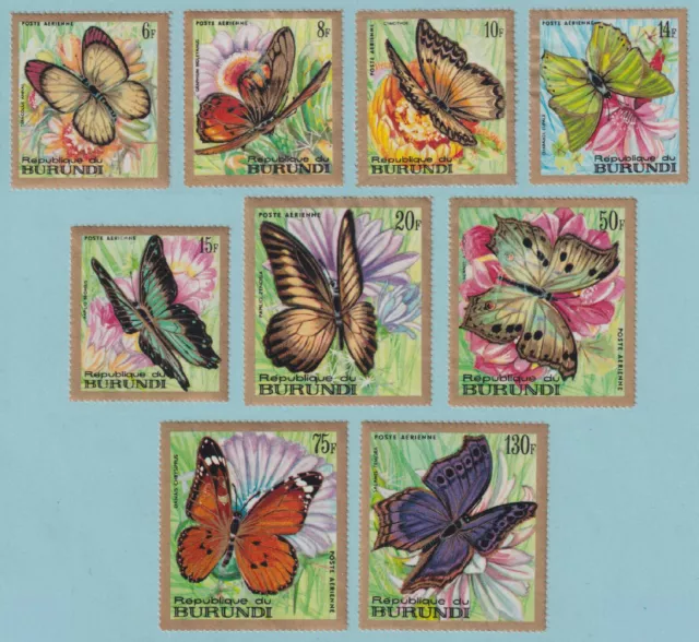 Burundi 240 - 255 And C66 - C74 Mint Hinged Og * Butterflies Complete Set - Y498 2