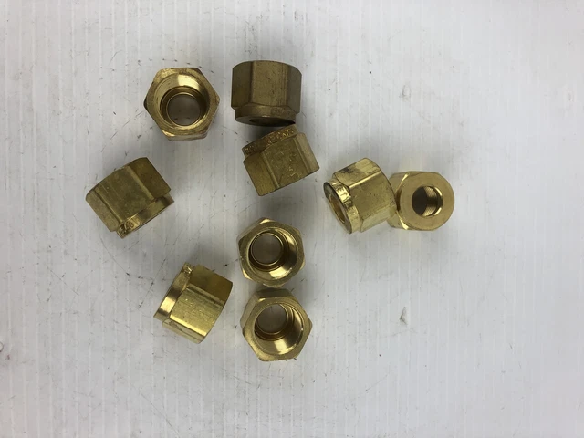 Oxygen CGA 540 Regulator Inlet Nut - Lot of 9