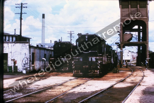 Railroad Slide Central of Georgia 131  & 133 ALCO RS3 by CR Harrison Duplicate