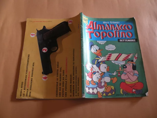 Almanacco Topolino 1966 N.9 Mondadori Disney Originale M.buono Bollino