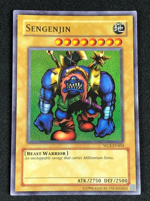YU-GI-OH! SENGENJIN WCS-EN403 Super Rare 2004 WCS Promo Sealed in