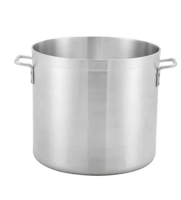 Winco ALST-80, 80-Quart Aluminum Stock Pot , NSF