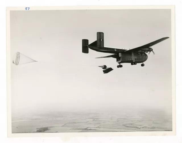 Photograph of Blackburn Beverley Dropping Supplies c.1950s