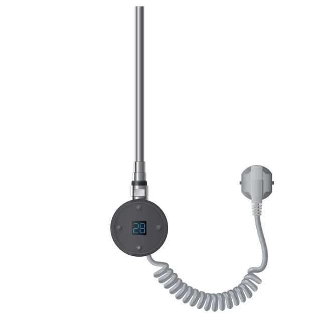 Elektro Heizstab Heizlanze Heizpatrone Edelstahl Heizelement Digitalanzeige 600W