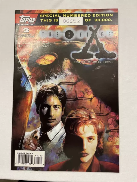 Topps The X Files Comic Book Number 2 Special Numbered Edition