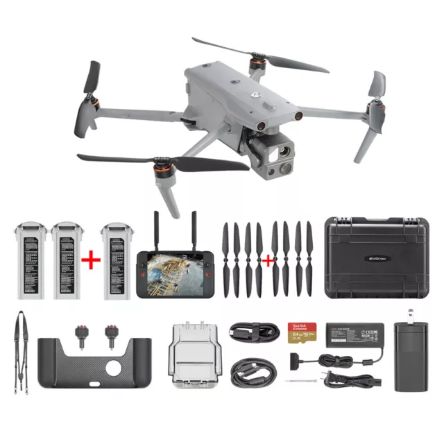 2023 Autel Evo Max 4t Drone & Smart Controller  8k V3 42min Fcc 20km In Stock