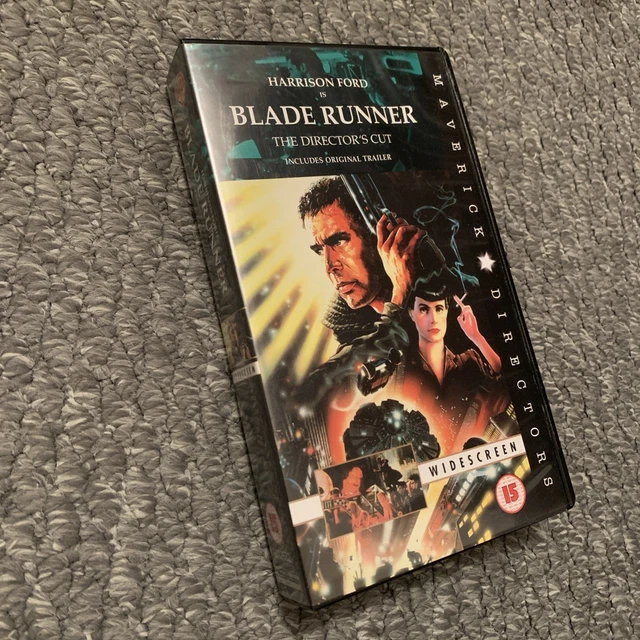 BLADE RUNNER: THE Director's Cut VHS PAL Widescreen Special Ed 15 ...