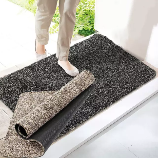 Super Absorbent Magic Door Mat Clean Step Washable Indoor Outdoor Anti Slip Mat