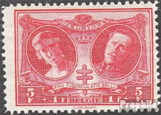 Belgique 222 neuf avec gomme originale 1926 la tuberculose