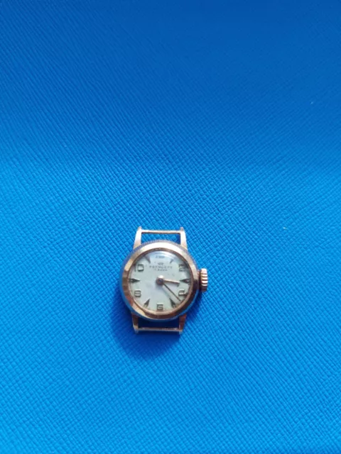 Orologio Oro Massiccio 750 5 Grammi 18 Kt 18 Ct Carati Pryngeps 17 Rubis Rubini