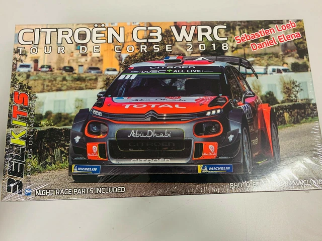 Maquette Citroën C3 WRC Finlande 2017 - échelle 1/24 - BELKITS BEL-018
