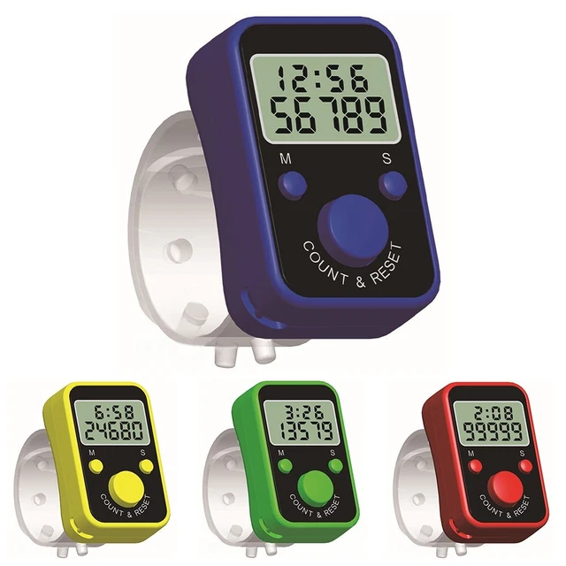 Bring The Time Finger Counter Ring With A Time Electronic Counter Manual Counter