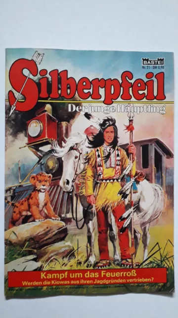 Silberpfeil der junge Häuptling Nr.21 - TOP Z1 ORIGINAL BASTEI COMIC Frank Sels