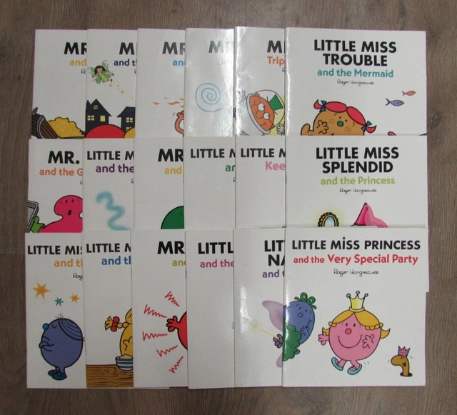 18 FAMOUS MR MEN & LITTLE MISS BOOKS by ROGER HARGREAVES ** FREE UK ...