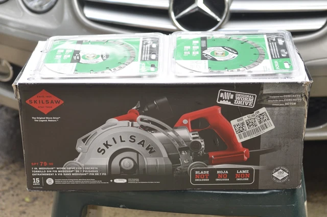 SKILSAW 15-Amp InchMedusaw Worm Drive Saw for Concrete with Turbo Diamond  Blade (SPT79-00 ＆ SPT4003) 1位受賞 SALE実施中