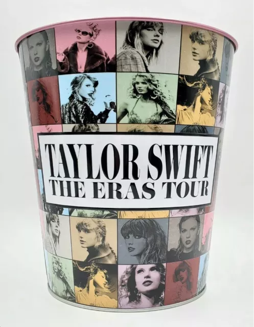 Taylor Swift The Eras Tour Concert Odeon Popcorn Tin Bucket Gift Fan Cup AMC NEW