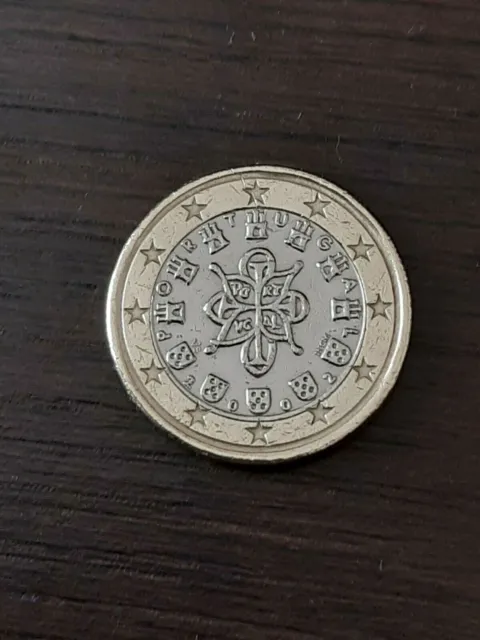 1 euro PORTUGAL 2002 fauté