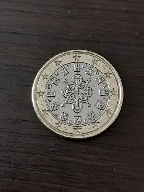 1 euro PORTUGAL 2002 fauté