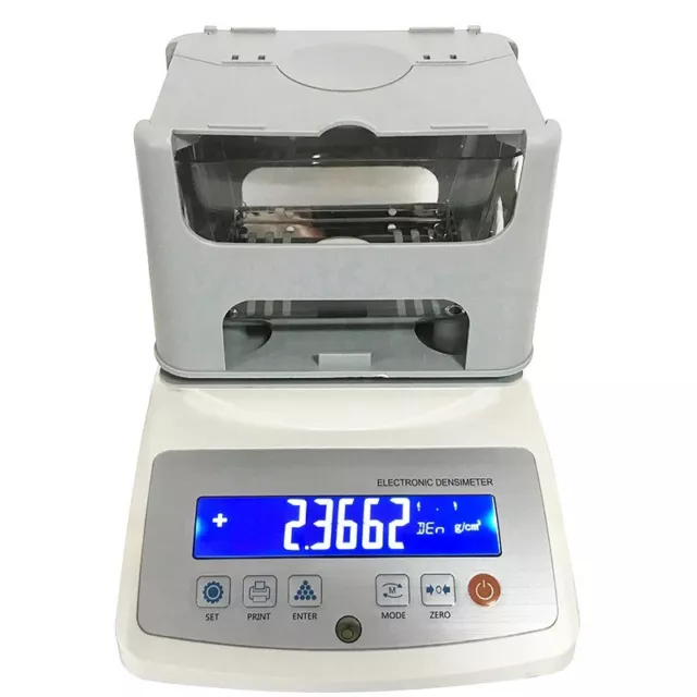 Direct Read Type Solid Density Tester Meter with Range0.001~120g RS232 Backlight