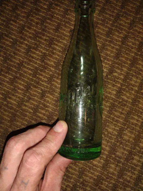 Vintage Imprinted Green DR PEPPER 10 2 4 Bottle 6oz Cola Tullahoma Tennessee