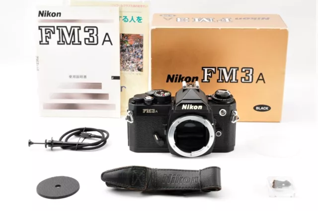 [Proche neuf en boîte] Nikon FM3A Noir 35 mm SLR Film Corps d'appareil...