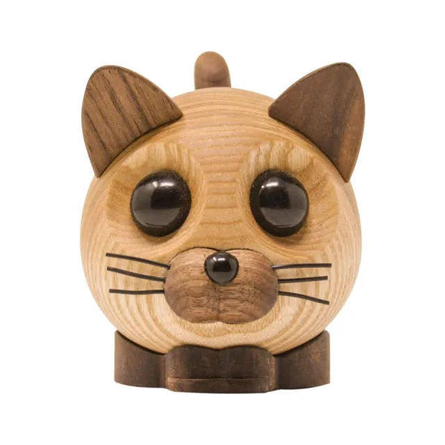 Felix The Large Cat By Fablewood Wooden Animal Figurine Danish Contemporary