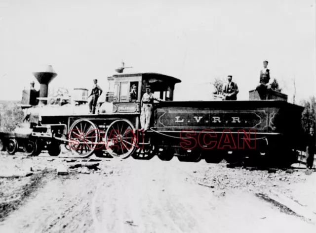 2D320 2NDGEN RP 1870er?/1960er LEHIGH VALLEY RAILROAD 440 LOCO #5 ' DELAWARE'