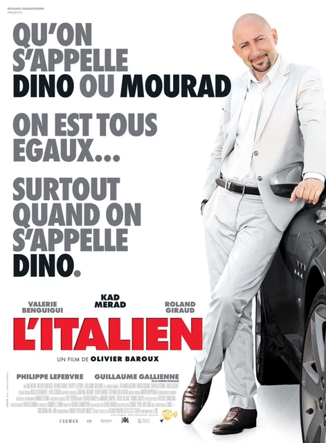 L'italien, Kad Merad,  Repro Affiche Cinema Vintage , (40X60), Hq