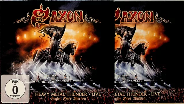 SAXON -Heavy Metal Thunder -Live 2-CD & DVD (Best Of W.O.A/Glasgow 2011 Etc)